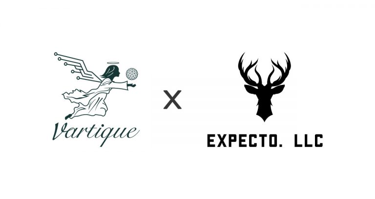 vartiqueとEXPECTO.LLCのロゴです。